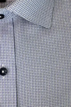 color: Royal Blue / Navy/White Textured Check